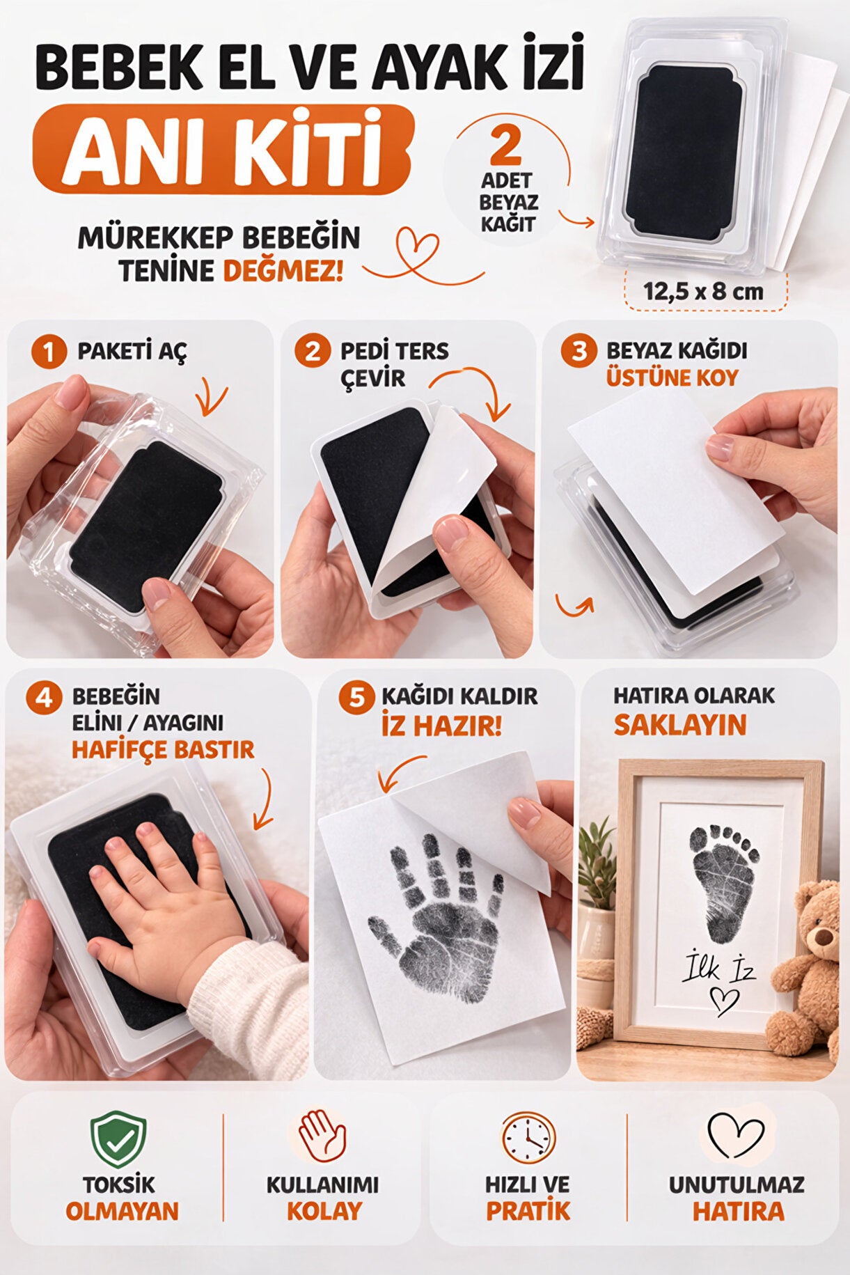 Bebek El Ayak İzi Seti