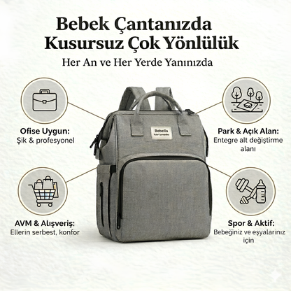 Bebella™ — Premium Bebek Bakım Çantası