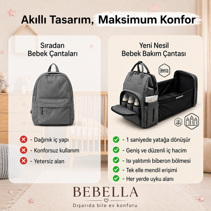 Bebella™ — Premium Bebek Bakım Çantası