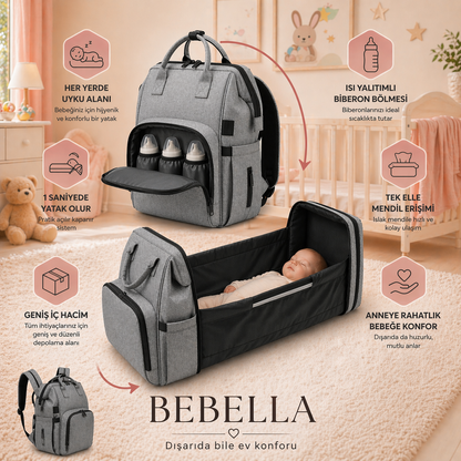 Bebella™ — Premium Bebek Bakım Çantası